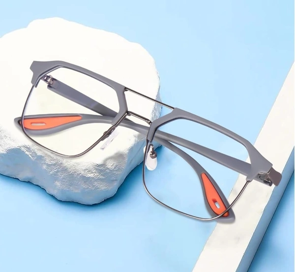 SQUARE FRAME - 55.MM, GREY, 0.00