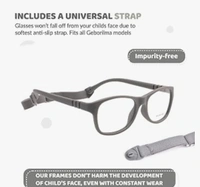 Girls cat eye frame - 48.mm, gray, 6 month, -0.00 and-6.00 SPH AND -2.00CYL BLUE CAT LENS