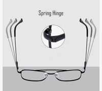 Double Support Metal Frame Square - 52.mm, Black, 0.00and -+2.00 SPH- CYL
