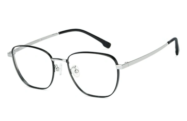 SQUARE FRAME - 54.MM, SILVIR, 0.00 AND-6.00 SPH CYL
