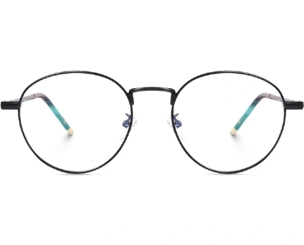 CIRCLE FRAME - 50.MM, Tuatara, 0.00 AND -+2.00 SPH CYL BLUE CAT LENS
