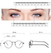 CIRCLE FRAME - 50.MM, Tuatara, 0.00 AND -+2.00 SPH CYL BLUE CAT LENS