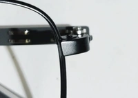 metal square frame - 54mm, Black, 0.00 and 2.00 sph cyl
