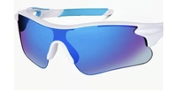 Sports sunglasses  - 55.mm, White, 0.00