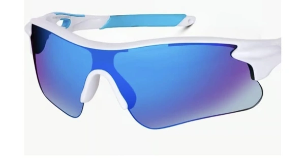 Sports sunglasses  - 55.mm, White, 0.00