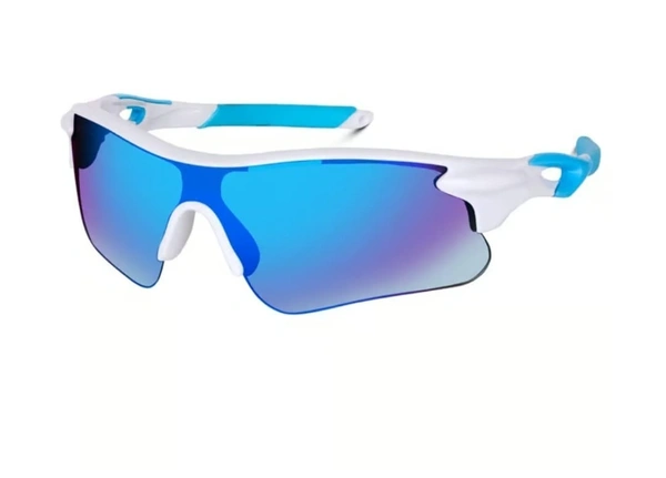 Sports sunglasses  - 55.mm, White, 0.00