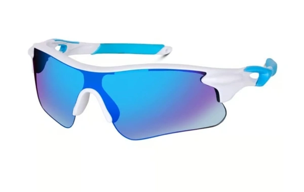 Sports sunglasses  - 55.mm, White, 0.00