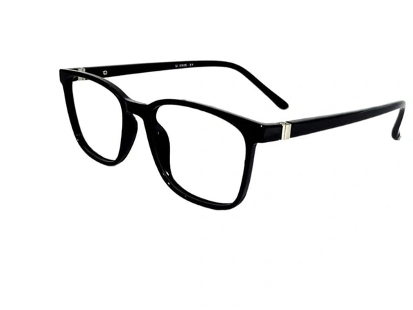 square frame fidre - 52.MM, Black, 0.00 AND -6.00 SPH AND 0.00AND _+2.00SPH