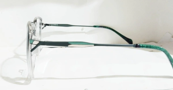 ladies square frame - 54.mm, dual colour, 0.00 and 6.00 sph BLUE CAT LENS