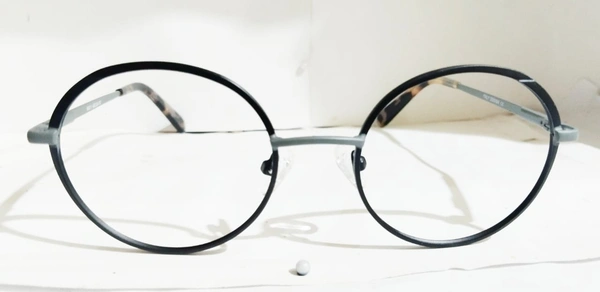 circle metal frame - 52.mm, Fuscous Gray, 0.00 sa _+3.00 sph cyl