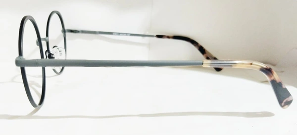 circle metal frame - 52.mm, Fuscous Gray, 0.00 sa _+3.00 sph cyl