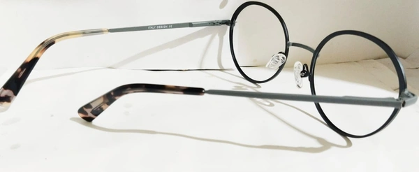 circle metal frame - 52.mm, Fuscous Gray, 0.00 sa _+3.00 sph cyl