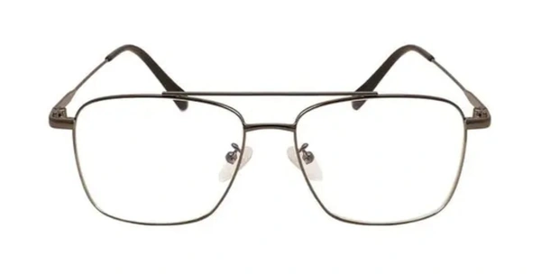 Square Frame - 52.mm, brown, 0.00 and-5.00 sph
