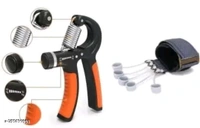 Hand Grip Free with finger Exercise adjustable hand grip| Adjustable resistance (10kg-60kg)| Hand/Power Gripper for home& Gym workout | Perfect for finger & forearms hand exercises for men and women - Free