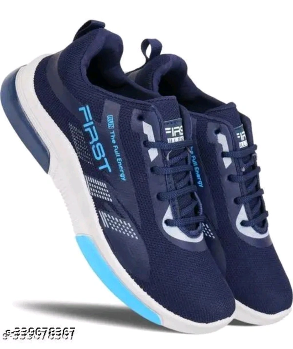 ITALIAN KICKS Running Sports Latest Stylish Casual Lace up lightweight black walking gym Casuals for Men - Ind-8