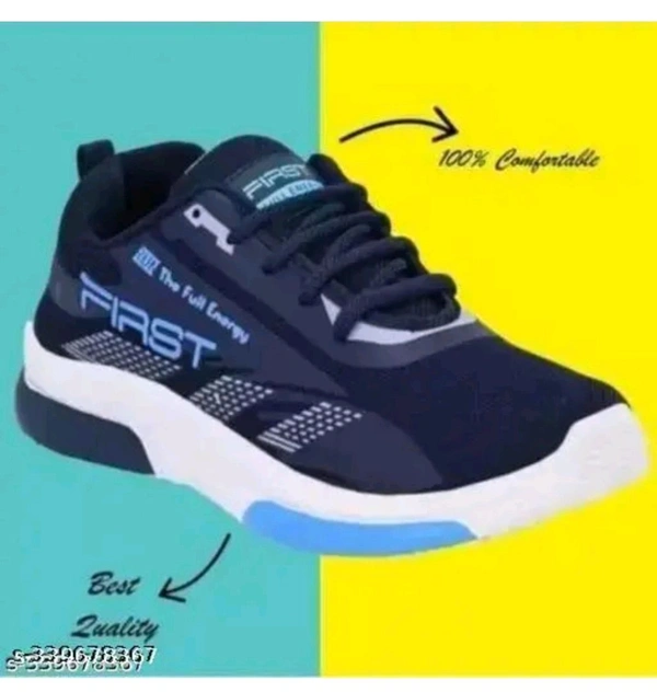 ITALIAN KICKS Running Sports Latest Stylish Casual Lace up lightweight black walking gym Casuals for Men - Ind-7