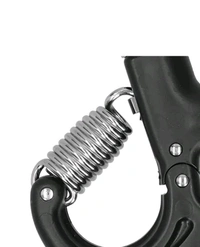 Premium Hand Greeper 100KG + Weight  - Black, Free Size
