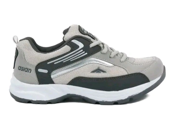 Asian 100 % Original Unisex Grey Colour Shoes  - Nobel, Xs