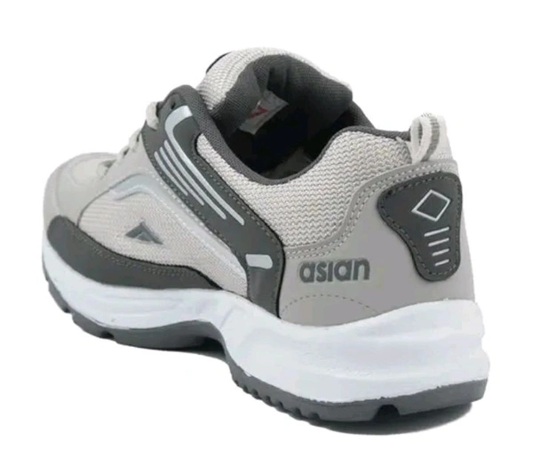 Asian 100 % Original Unisex Grey Colour Shoes  - Nobel, Xs