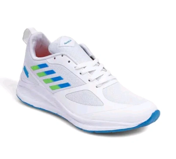 Premium Quality White Sports Shoue For Men  - White, 9
