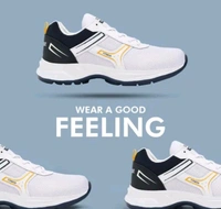 High Quality Power White Colour Sneaker For Men  - White, 8