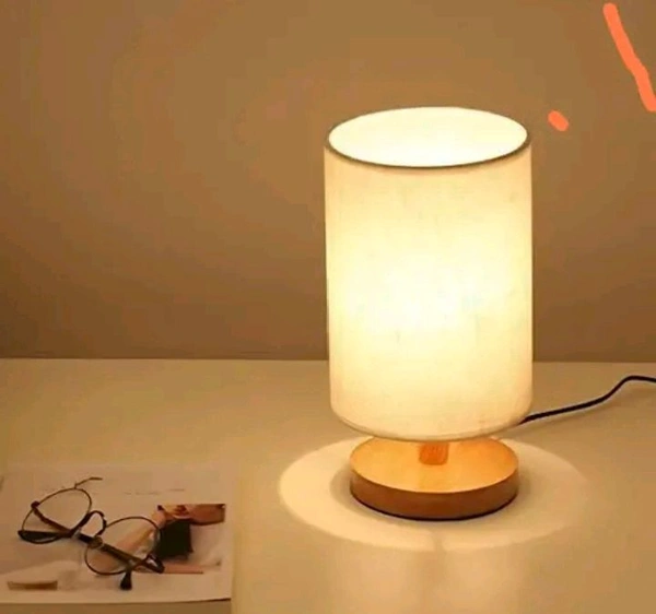 High Quality Wooden Table Lamp , With Light Inbuilt 