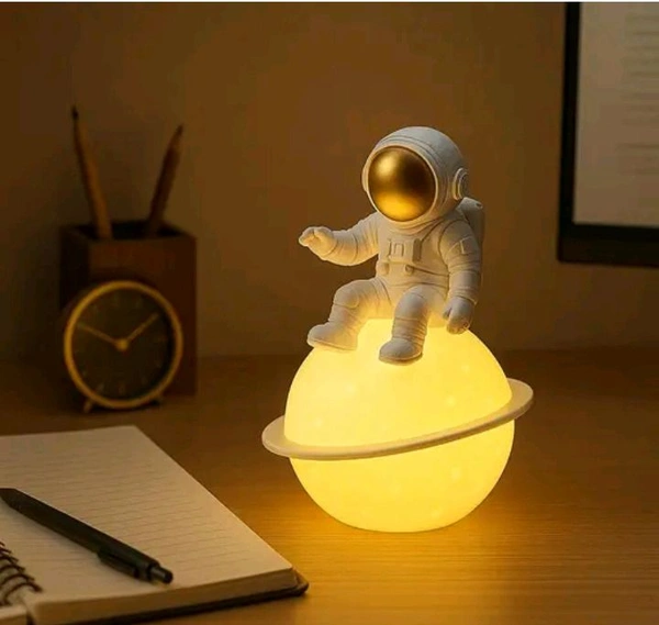 3-D Angle Astronod Lamp For Men With Moon Light 
