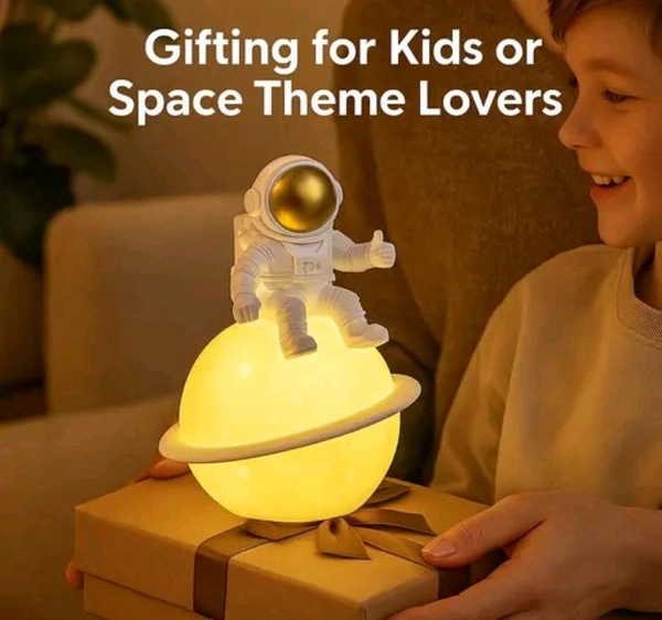 3-D Angle Astronod Lamp For Men With Moon Light 