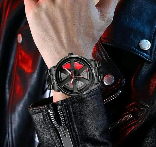 Premium Quality Rotating Dail For Men . With Metal Strap With ( 1 Wear Warranty ) 