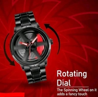 Premium Quality Rotating Dail For Men . With Metal Strap With ( 1 Wear Warranty ) 