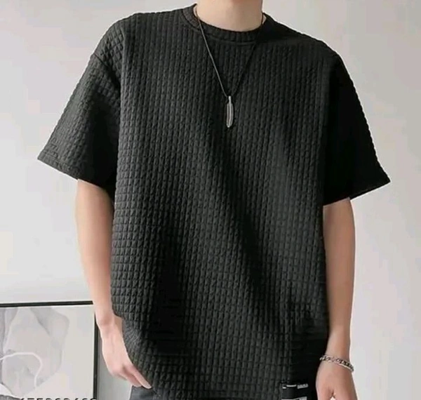 Premium Quality Men's  Polo T-Shirt For Men - Black, L