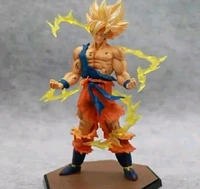 DBZ Goku Standing Action Figure With Fire Covering With ( 1 Year Warranty ) 