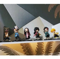 VAuraa High Quality 6 Demon's SLAYER Standing Action Figure . With Premium Finishing.