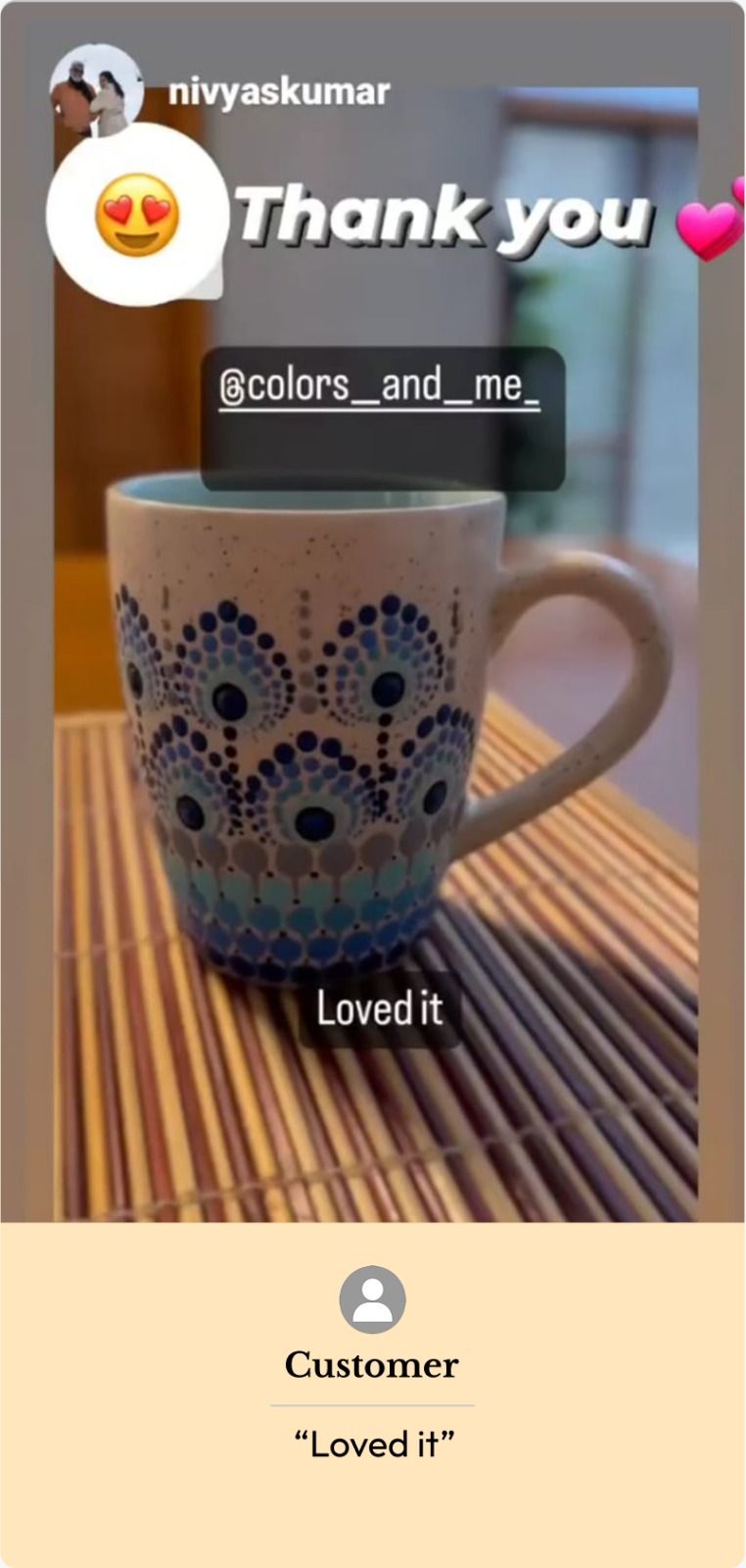 Happy customer 1