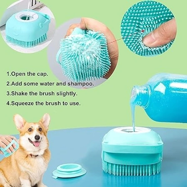 Dog bath brush - Multicolor