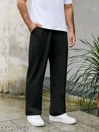 Mens Korean Sweet Pants Cream And Black (Pack For 2) - 30