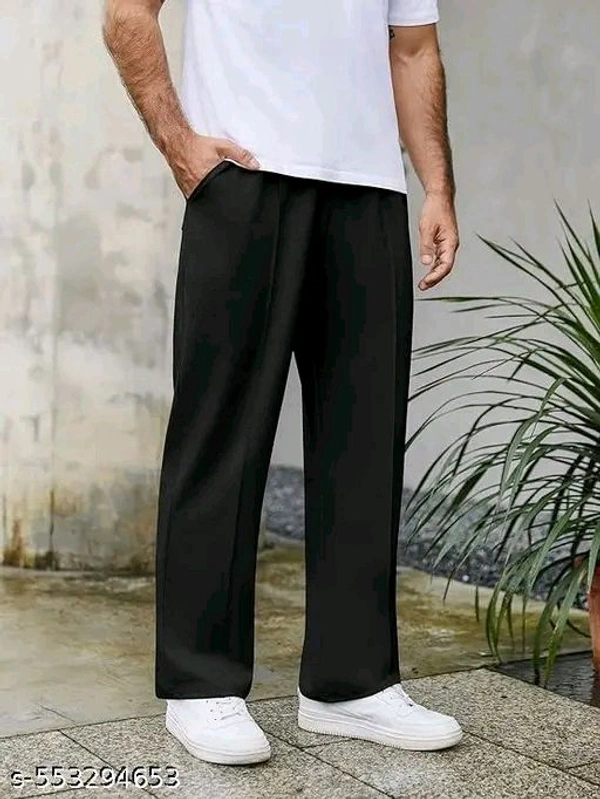 Mens Korean Sweet Pants Cream And Black (Pack For 2) - 30