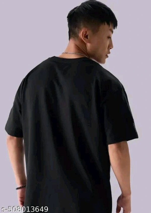 Oversized T Shirt Men - Black, S