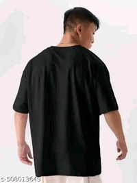Oversized T Shirt Men - Black, Xl