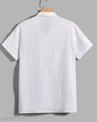 Trendy Popcon Men Shirt  - White, M