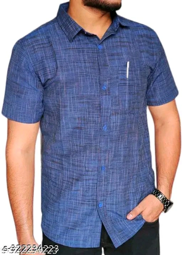 Khadi Cotton - Blue, XL