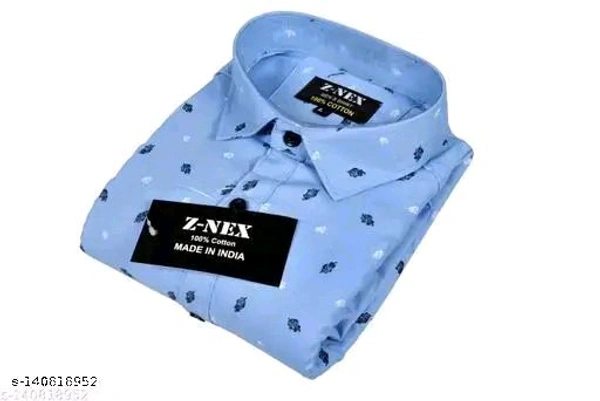 Z-nex Men Shirt - Blue, XXL
