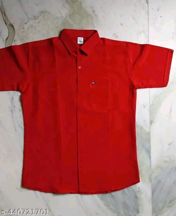 Plain Shirt Red - Red, L