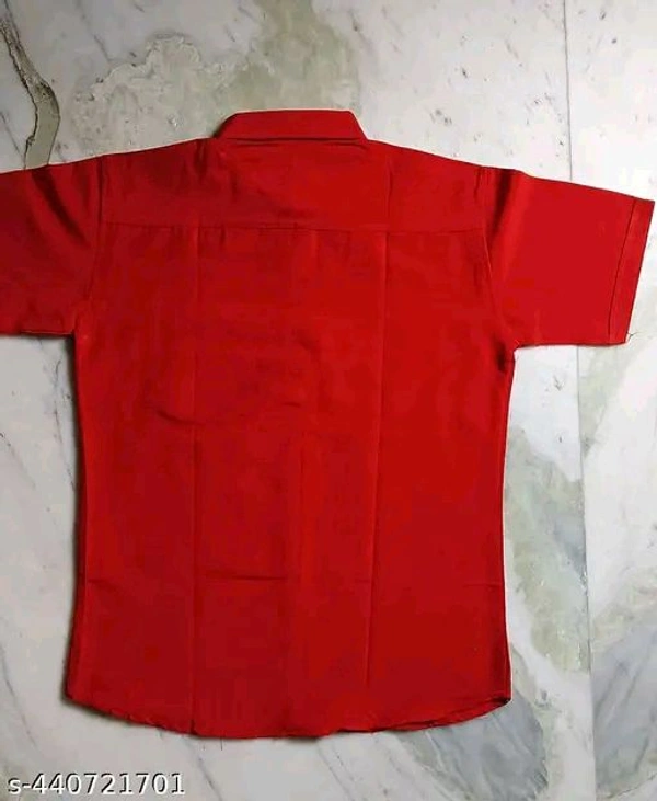 Plain Shirt Red - Red, L