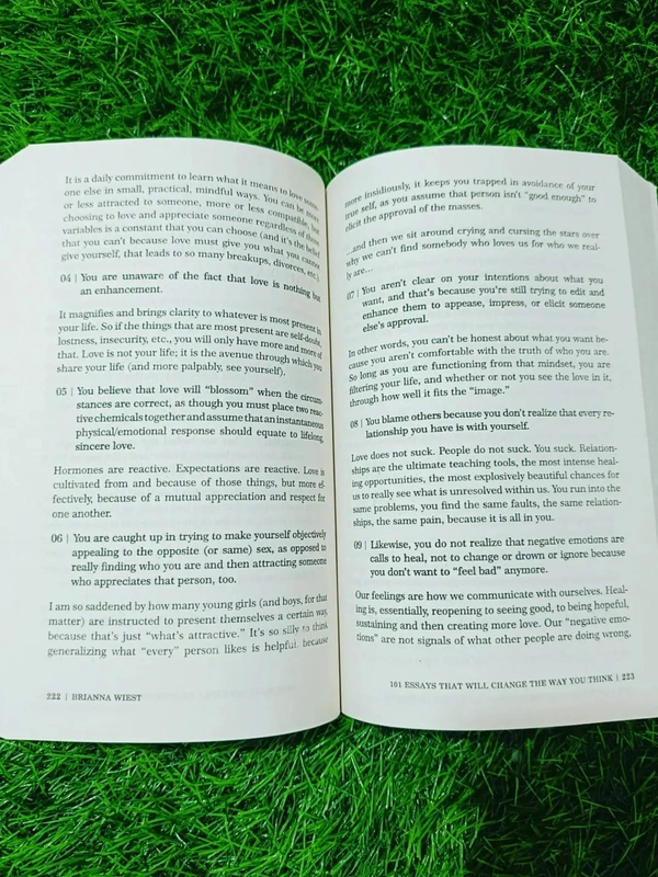 101 Essays That Will Change The Way You Think by Brianna Wiest | Deep Life Reflections Book, Self-Discovery Guide, Thought-Provoking Bestseller