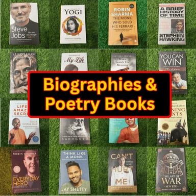 Biographies & Poetry Books