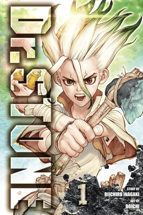 Dr. Stone Vol 1 Manga | Science Rebuilds Civilization After Petrification