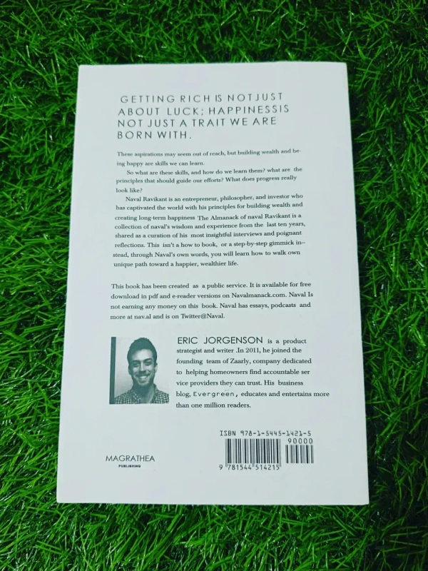 The Almanack of Naval Ravikant by Eric Jorgenson – Wealth, Happiness, Life Lessons, and Mental Clarity Guide