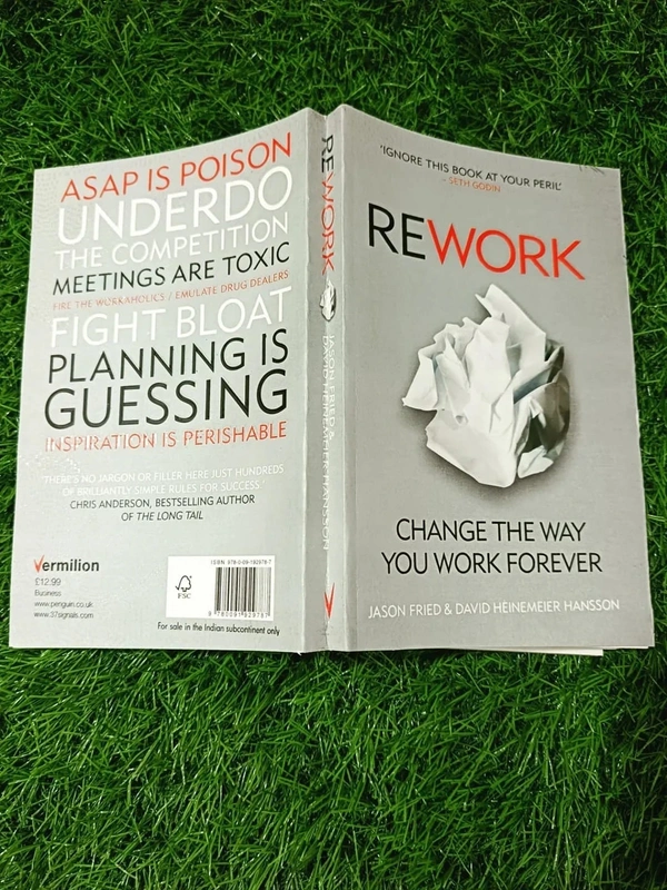 ReWork by David Heinemeier Hansson – Best Business Book to Rethink Productivity, Entrepreneurship, and Work Culture
