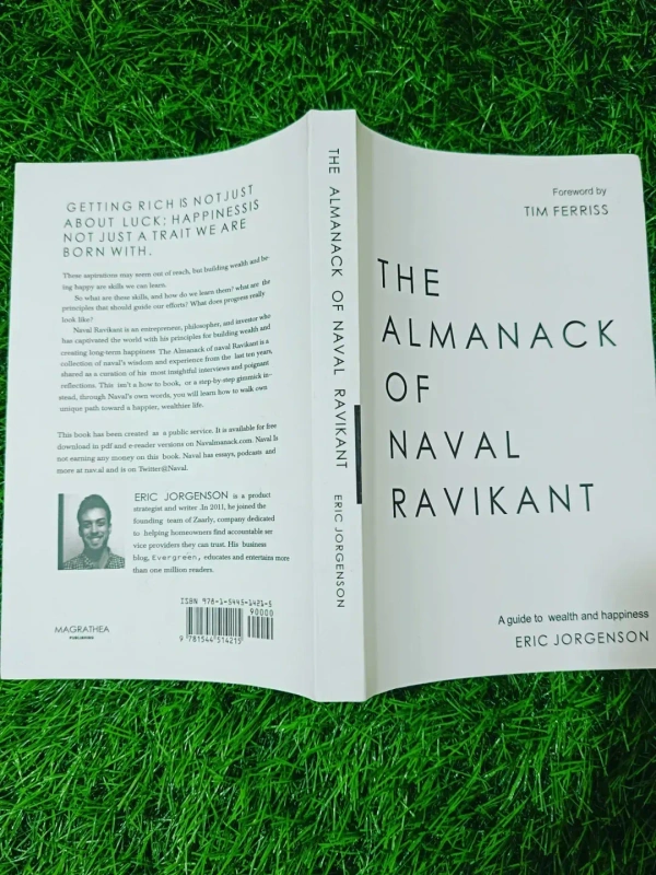 The Almanack of Naval Ravikant by Eric Jorgenson – Wealth, Happiness, Life Lessons, and Mental Clarity Guide